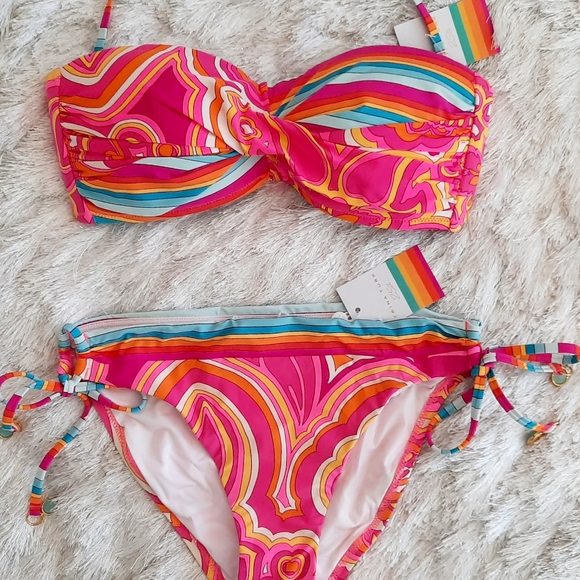 NWT Trina Turk 25th Anniversary Sunrise Bikini - Picture 4 of 13